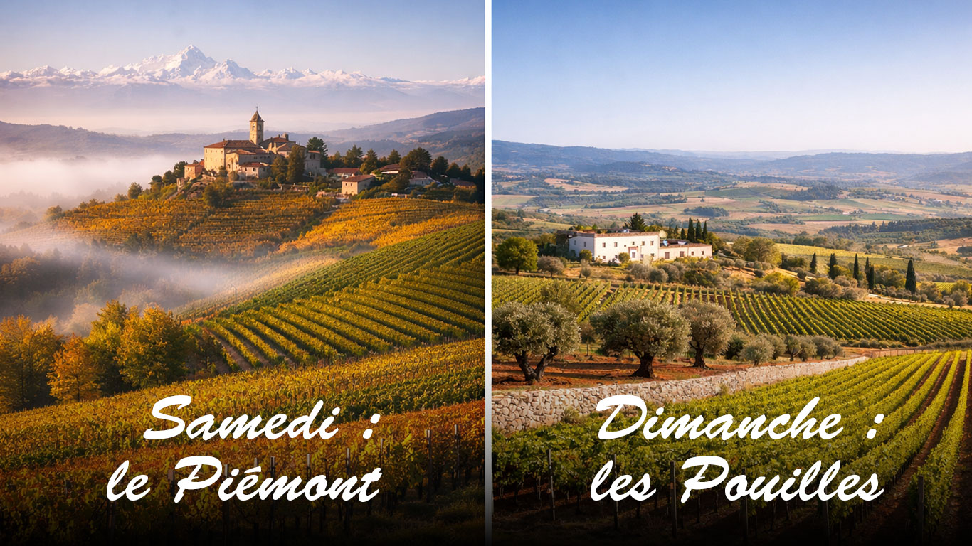 degustation vins italiens