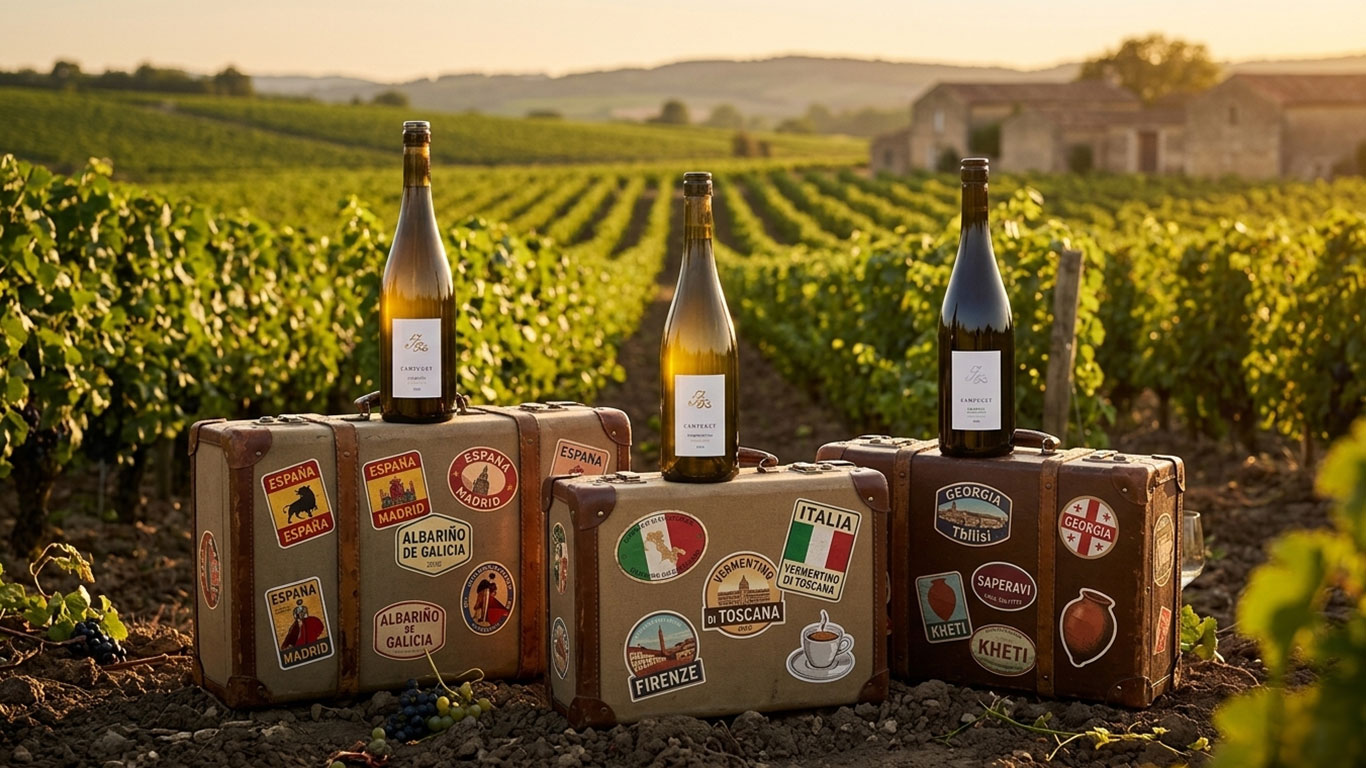 degustation campuget : cepages voyageurs