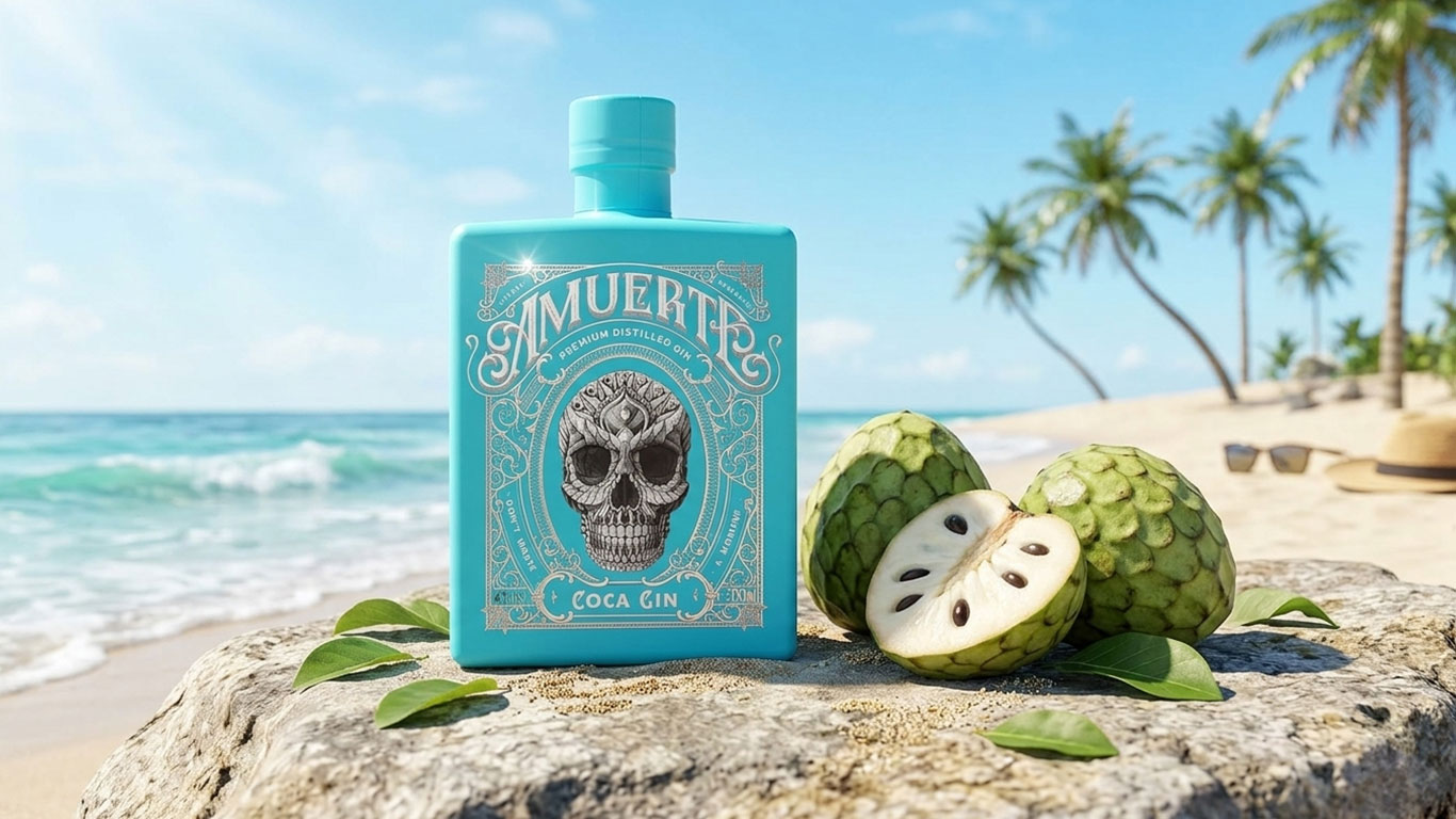 gin belge amuerte light blue summer edition 2026 cherimoya